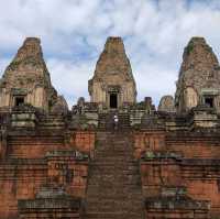 Hindu Temple ruins with panoramic views