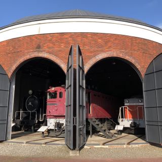 とても特徴的な鉄道博物館