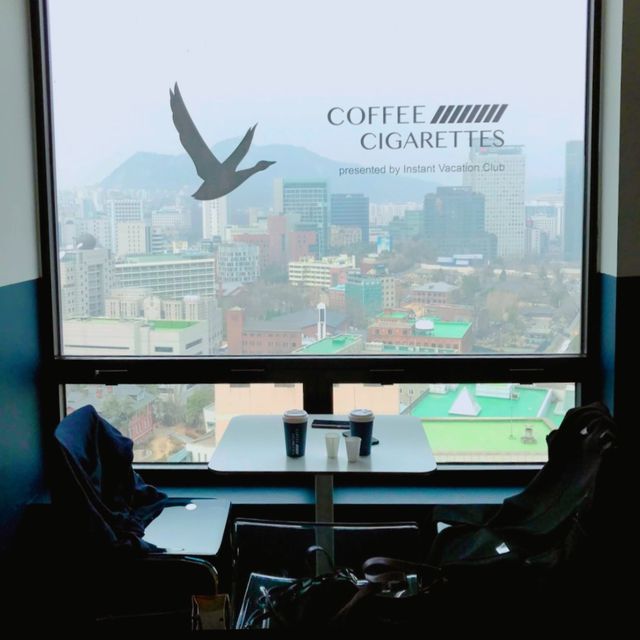 韓国/ソウル【市庁】ソウルを一望できる🕊おしゃれカフェ💙