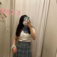 롯데월드에는 교복입고 놀러가기!🎠