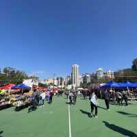 維多利亞公園行花市+欣賞「紅運𨬬頭」門牌