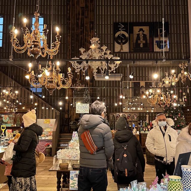 오타루의 크리스마스 분위기 가득한 상점들 🎄