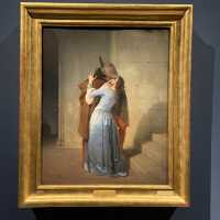 The Kiss by Francesco Hayez at Brera Gallery 