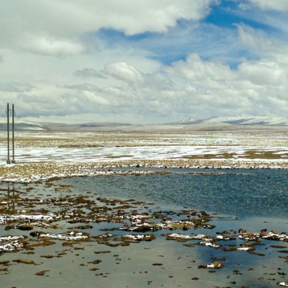 on board the Tibet Express train