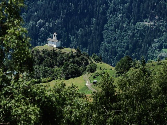 阿爾卑斯山小鎮法國蒙瓦萊桑
