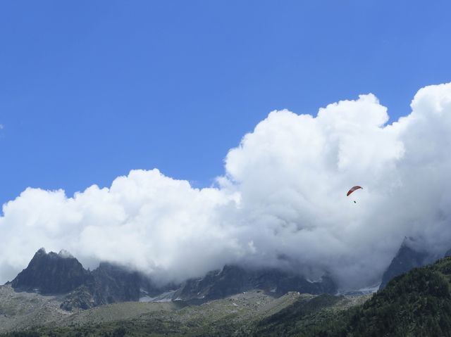 阿爾卑斯山小鎮法國夏慕尼