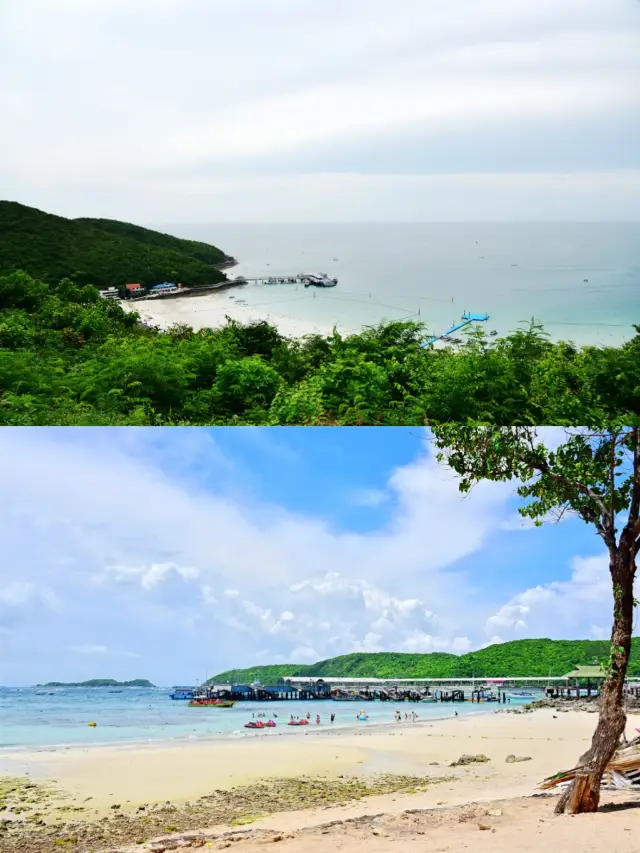 Pattaya's most beautiful beach, Tawan Beach.