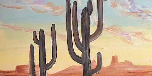 "Desert Landscape"-paint and sip event (Greenwood) | Bar Louie - Greenwood Park Mall
