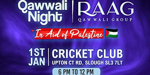 qawali night family event with raag | Slough Cricket Club