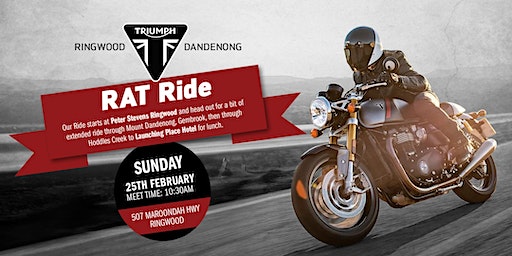 RAT RIDE to Launching Place Hotel | Peter Stevens Motorcycles, Maroondah Highway, Ringwood VIC, Australia