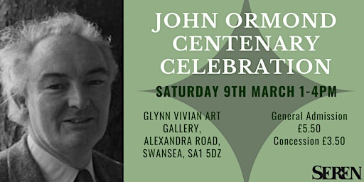 John Ormond Centenary Celebration | Glynn Vivian Art Gallery