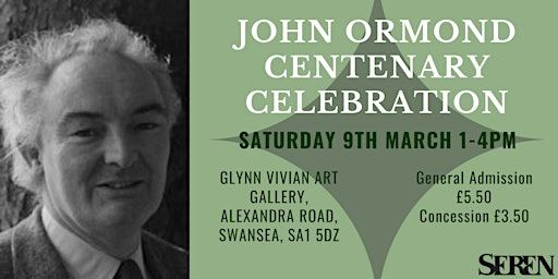 John Ormond Centenary Celebration | Glynn Vivian Art Gallery