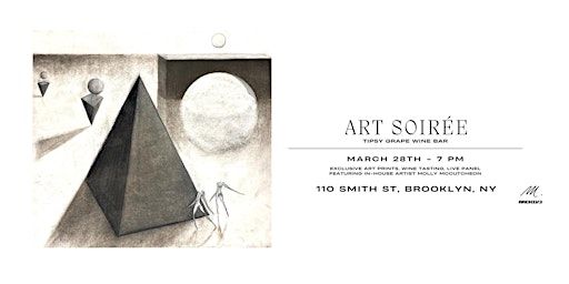 Art Soirée at Tipsy Grape Wine Bar, BK | 110 Smith St