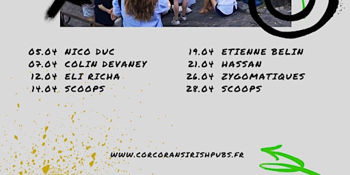 Corcoran's Sacré Coeur music live | Corcoran's