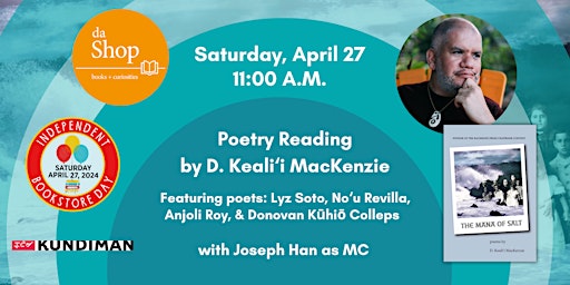 Poetry Reading & Talk Story: The Mana of Salt | da Shop: books + curiosities