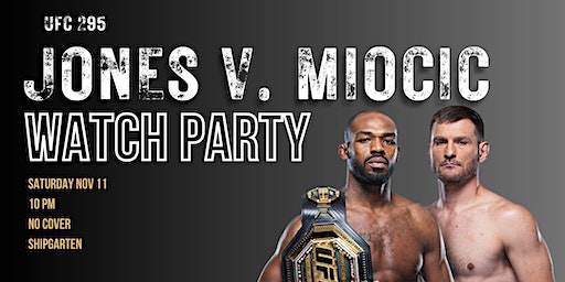 UFC 295 Watch Party | Shipgarten