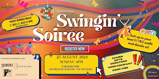 CAC Cynosure 2024: Swingin' Soirée | Paradise Now