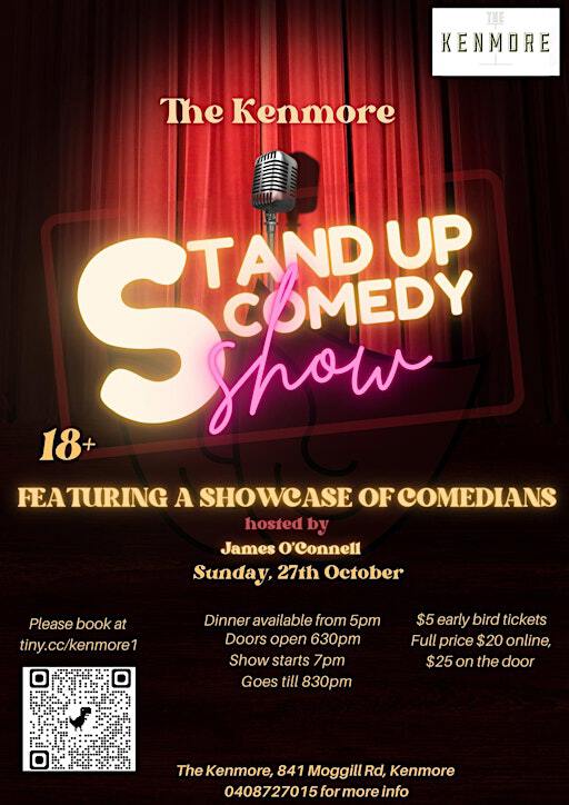 Stand-up comedy in Kenmore | The Kenmore