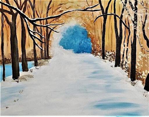 Take a Winter Walk at this fun Paint & Sip Evening! | CRP Rocklin