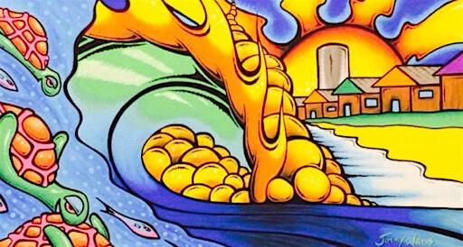 Summer Surf Vibes Painting Workshop with Artist Jimmy Wags (5 - 9 years) | Yarrila Place