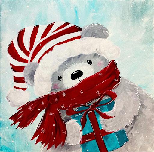 Paint Night: Sweet Teddy Bear Present | 715 S University Ave