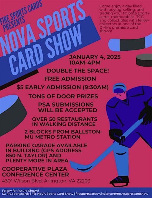 NoVA Sports Card Show | Cooperative Plaza Conference Center