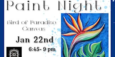Bird Of Paradise Paint Night | The Brewhouse Gallery