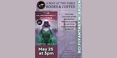 Sci Fi/Fantasy Book Club w/ Arden: The Murderbot Diaries Vol 1 | A Seat at the Table Books