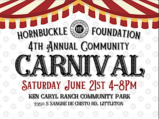 2025 Hornbuckle Foundation Community Carnival | Ken Caryl Ranch Community Park