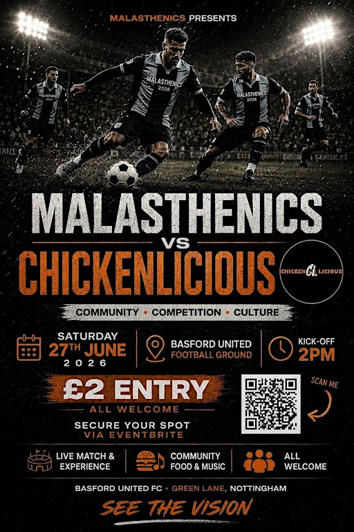 Malasthenics VS Chicken Licious Football Match | Basford United F C