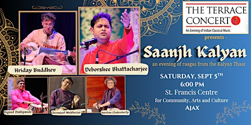 Saanjh Kalyān - A Concert of Indian Classical Music in Durham | St. Francis Centre for Community, Arts and Culture