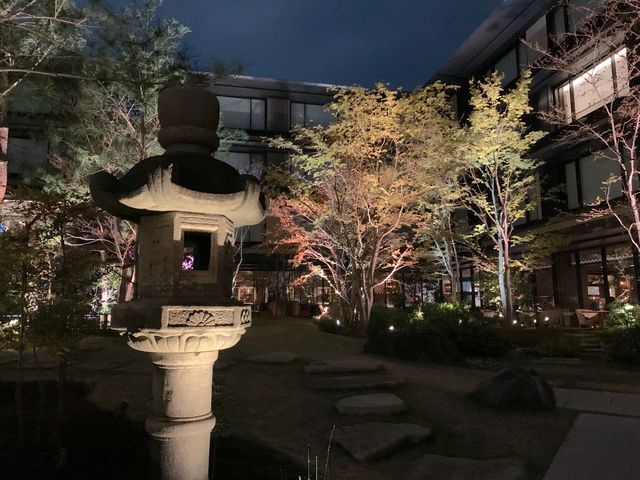 京都　ラグジュアリーホテル　HOTEL THE MITSUI  KYOTOのライトアップが凄すぎた❗️