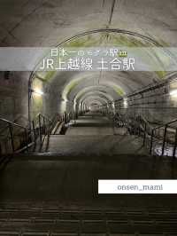【群馬 水上】ホームまで階段486段の日本一のモグラ駅🚃