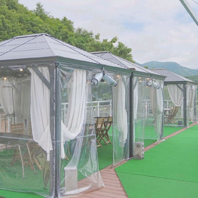 수영장이 있는 공주 캠핑장 * 세종근교맛집 르부아가든에서 바베큐 즐기기