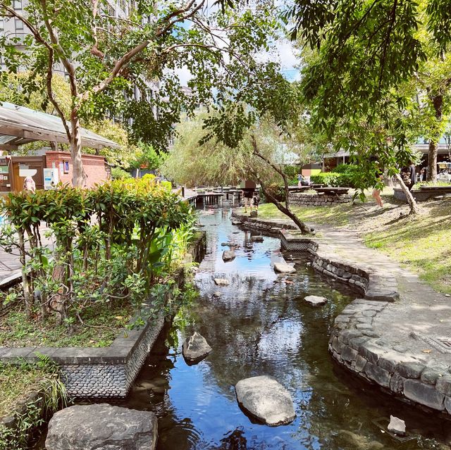 湯圍溝溫泉公園｜礁溪超有名必來拍照的地方