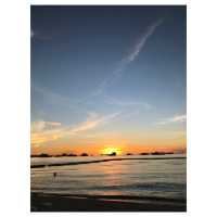 Pattaya sunset ชมพระอาทิตย์ตกดินที่หาดพัทยา
