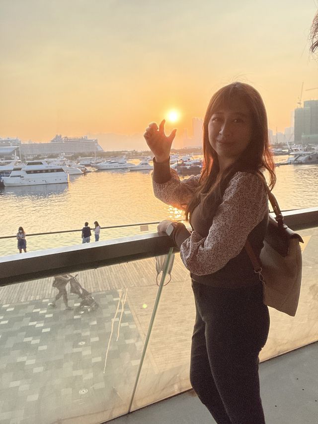 觀塘海濱日落🌄打卡位