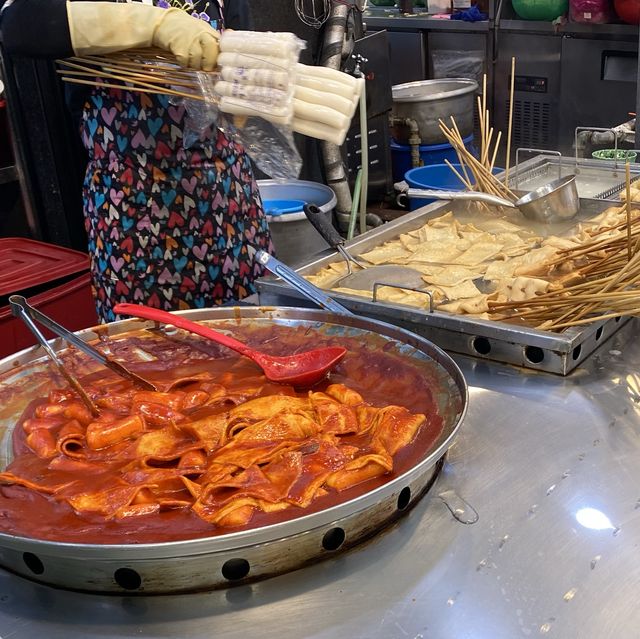 부산 여행 부평깡통시장 사거리분식 비빔당면 물떡