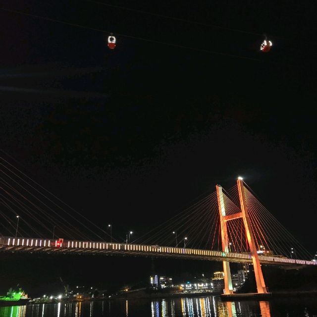 여수 낭만포차거리, 밤바다