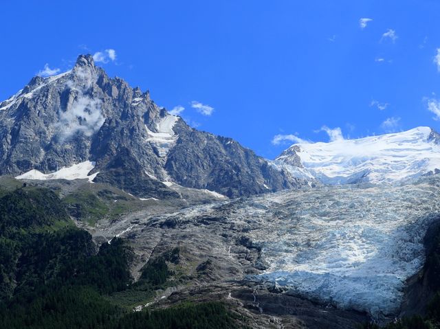 阿爾卑斯山小鎮法國夏慕尼