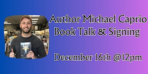 Author Michael Caprio Book Talk & Signing | 110 Church St