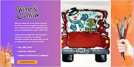 "Frosty's Truck" Paint and Sip Event | Dissent Craft Brewing Company