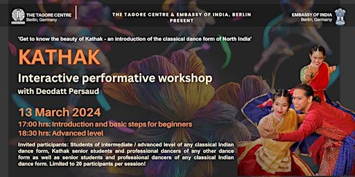 Kathak - Interactive Performance Workshop for Beginners | Embassy of India