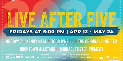 Live After Five Spring '24 Makers/Artists Alley | Galvez Plaza