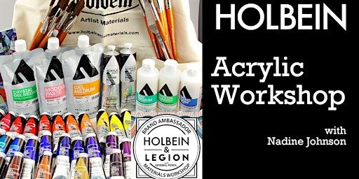 HOLBEIN Acrylic Workshop with Nadine Johnson | Kensington Art Supply & Instruction