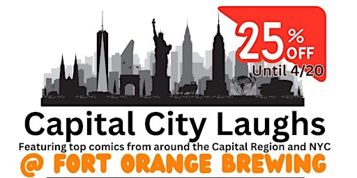 Capital City Laughs @ Fort Orange Brewing | Fort Orange Brewing