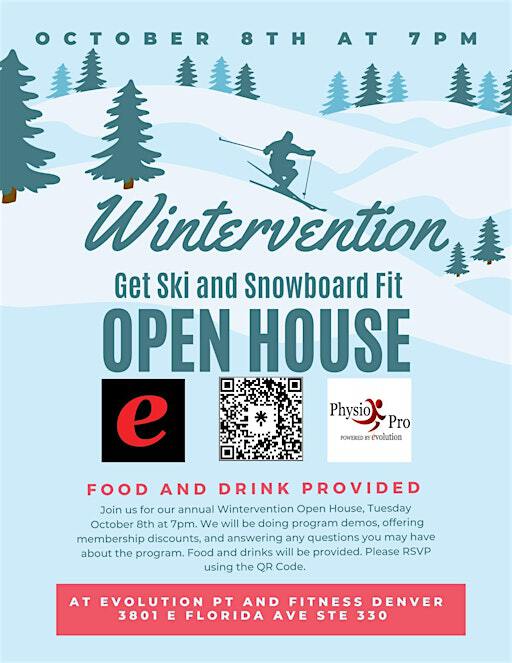 Wintervention Open House Denver | Evolution Physical Therapy and Fitness (Physio Pro)