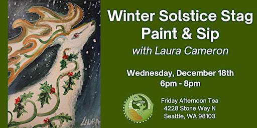 Paint & Sip: Winter Solstice Stag | Friday Afternoon Tea: Tickets ...