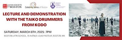 Lecture and Demonstration with the Taiko Drummers from Kodō | Boston Latin School (BLS)