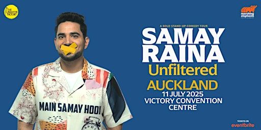 Samay Raina Unfiltered - Auckland | Victory Convention Centre